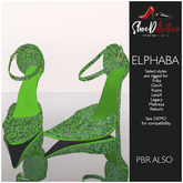Elphaba Shoe Sequin Green 