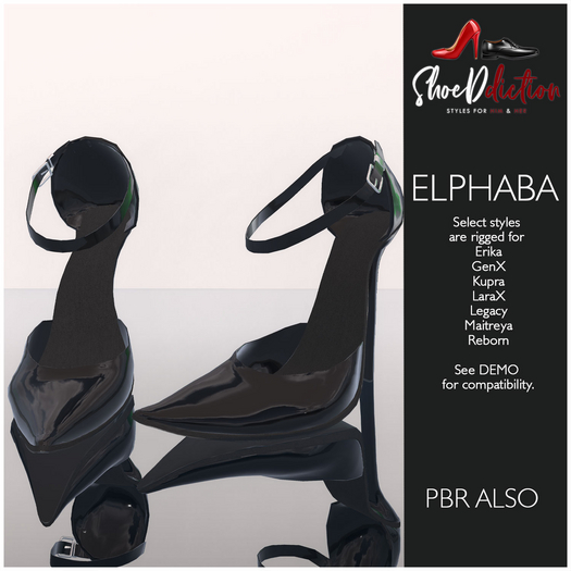 Elphaba Shoe Black 
