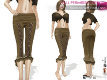 Full Perm Female Lace Up Ruffled Fantasy Bloomers Pants for Maitreya 5.3 LaraX Ebody Reborn Legacy