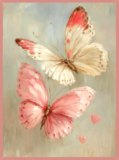 Tams - Wall Decor - Pink Butterfly