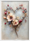 Tams - Wall Decor - Floral Heart