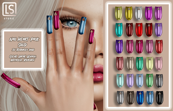 [LS] NAIL HEART PACK SOLID