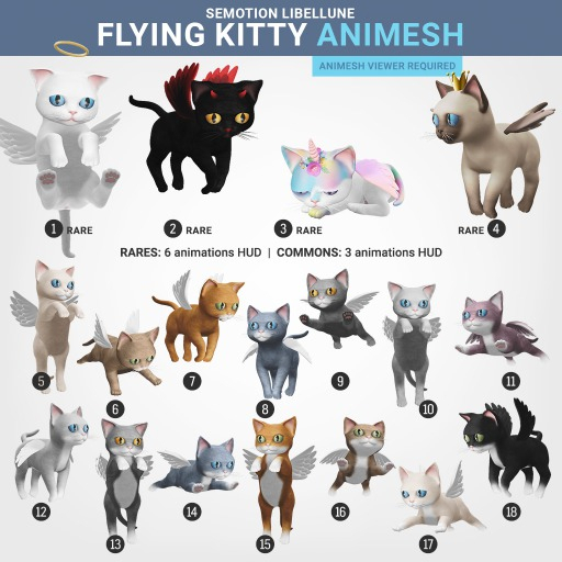 SEmotion Libellune Flying Kitty Animesh #14