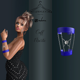 Add me - Reborn - Martie Cuff Silver Blue