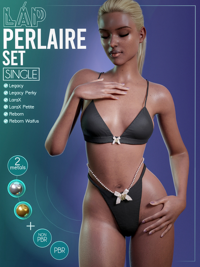 Perlaire Set by LAP (Black)