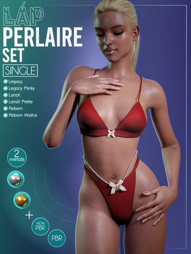 Perlaire Set by LAP (Red)