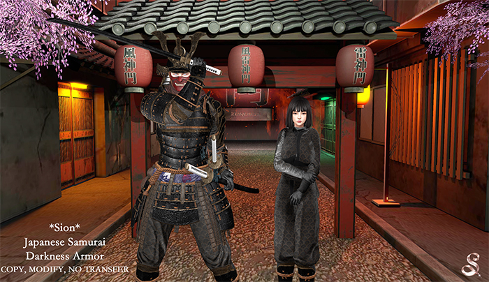 Japanese samurai darkness armor - Signature Gianni & GianniX