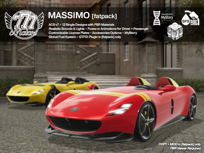 [777] MASSIMO [fatpack] (Add)