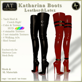 AT - Anima Temptation Katharina Boots Leather&Latex