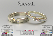~~ Ysoral ~~ .:Ring Wedding Lucie & Lino :.(Lady & Male Bento & Unrigged)