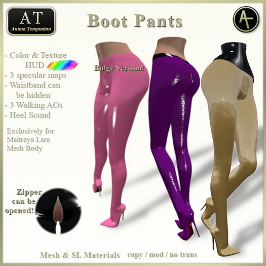 AT - Anima Temptation Boot Pants