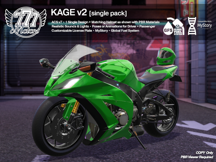 [777] KAGE v2 - Green (Add)