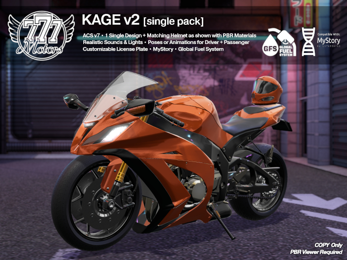 [777] KAGE v2 - Orange (Add)
