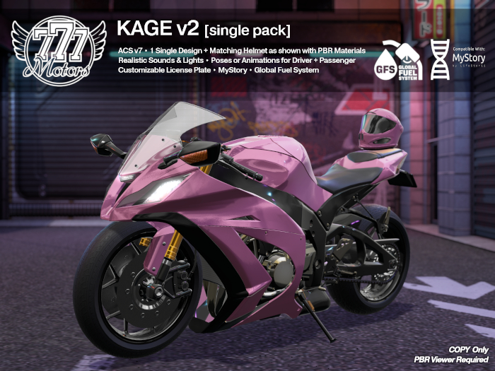 [777] KAGE v2 - Pink (Add)