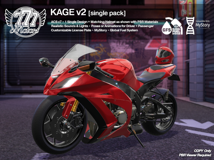 [777] KAGE v2 - Red (Add)