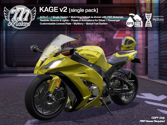 [777] KAGE v2 - Yellow (Add)