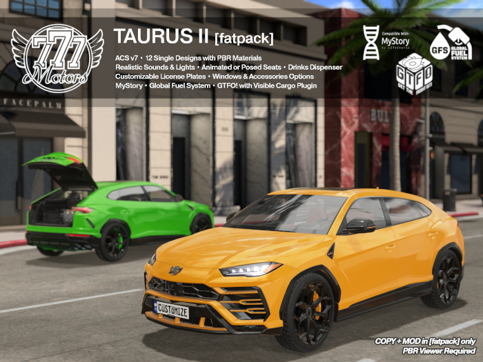 [777] TAURUS II [fatpack] (Add)
