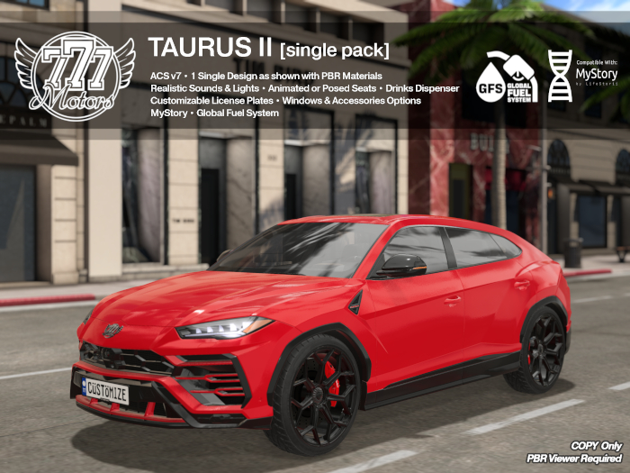 [777] TAURUS II - Passion Red (Add)