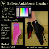 Anima Temptation Balleto Ankleboots Leather