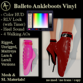 Anima Temptation Balleto Ankleboots Vinyl