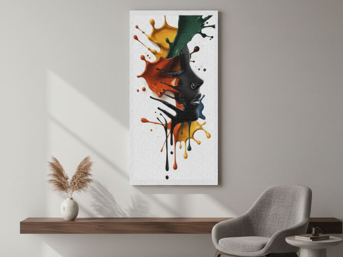 Splashed Identity Wall Canvas