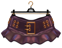 [BL] Hazel skirt // grape