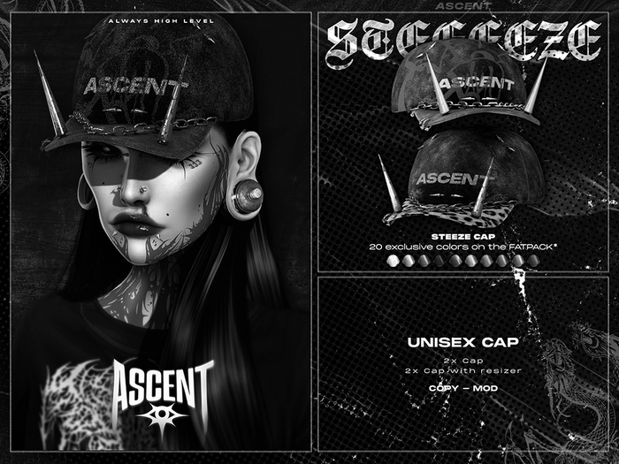 ASCENT - DEMO Steeze Caps
