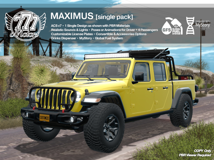 [777] MAXIMUS - Dynamic Yellow (Add)