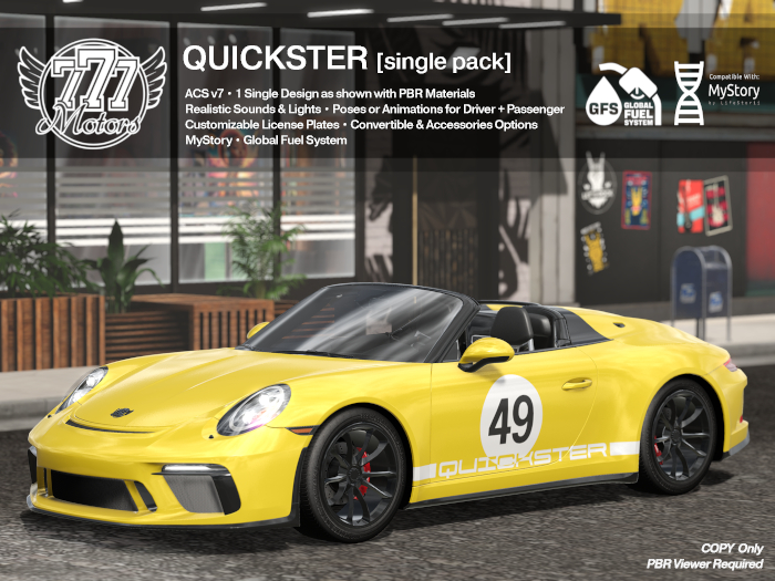 [777] Quickster - Dynamic Yellow (Add)