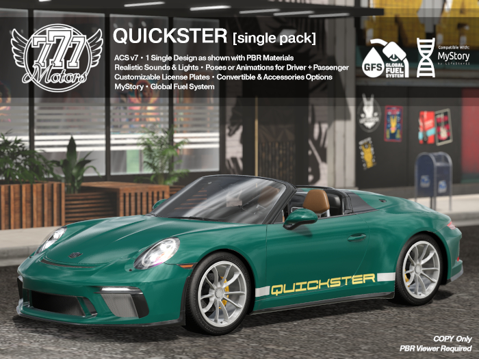 [777] Quickster - Legacy Green (Add)