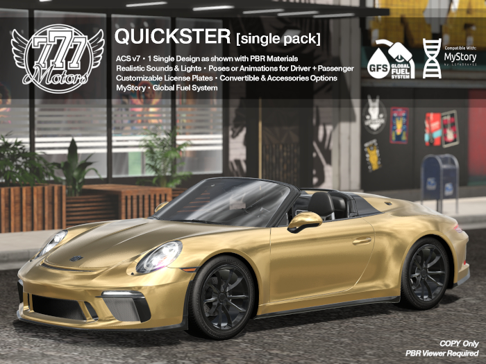 [777] Quickster - Lux Gold (Add)