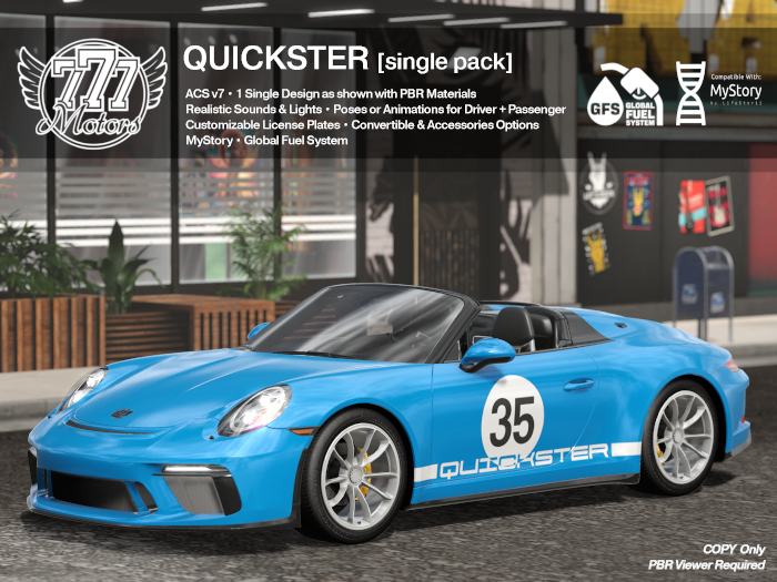 [777] Quickster - Riviera Blue (Add)