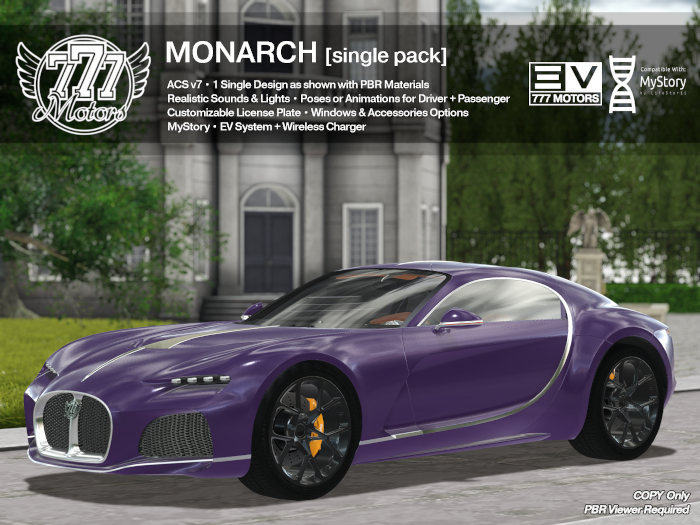 [777] MONARCH - Magic Purple (Add)