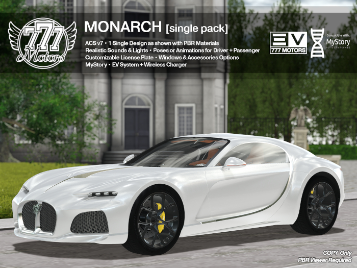[777] MONARCH - Pure Snow (Add)