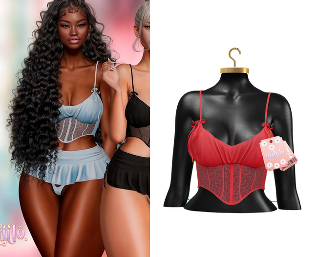 Via Fulo Anny Top Red