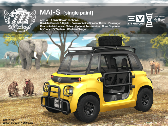 [777] MAI-S [Dynamic Yellow] (Add)