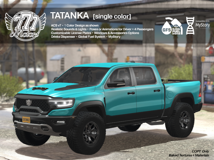 [777] TATANKA - Oceanic Blue (Add)