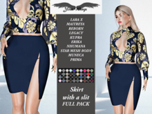 ~YW~Skirt with a slit FULL PACK  [add me]