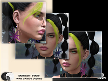 ^^RAVE MooN^^ - earrings -star-  full perms (unrigged)