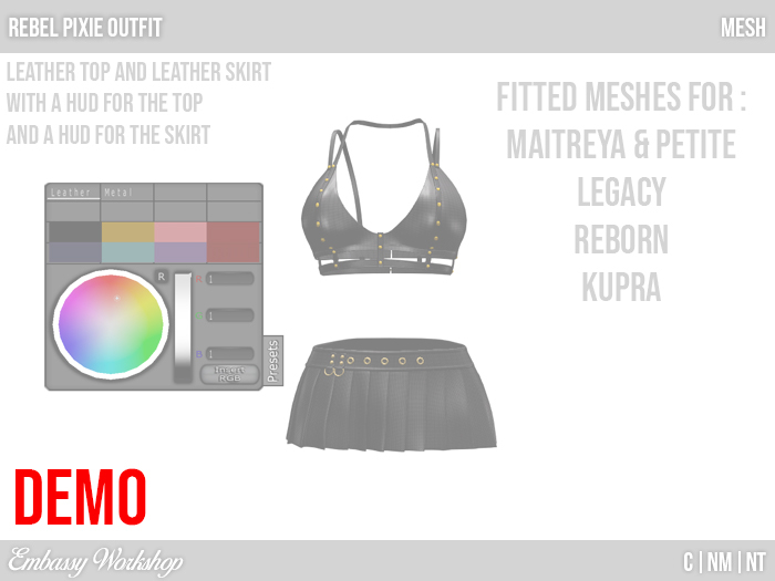 EW - Rebel Pixie Outfit - DEMO