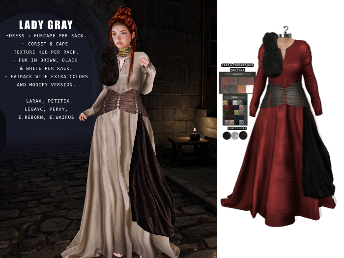 UNA. LadyGray Red