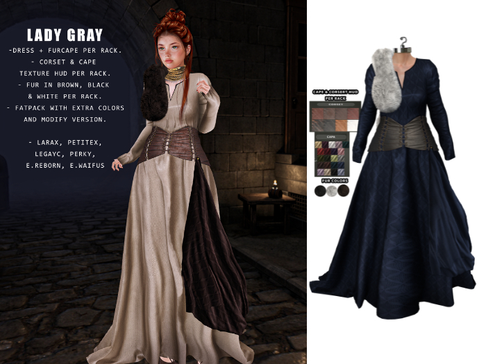 UNA. LadyGray Blue