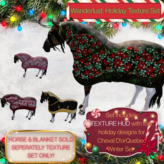 Wanderlust-Holiday Set for Cheval D'or Quebec Winter Set Boxed