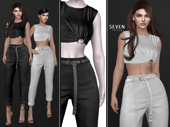 SEVEN - Raissa OUTFIT (black)