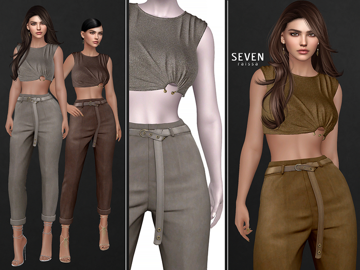SEVEN - Raissa OUTFIT (beige)