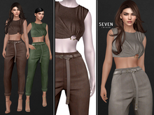 SEVEN - Raissa OUTFIT (brown)