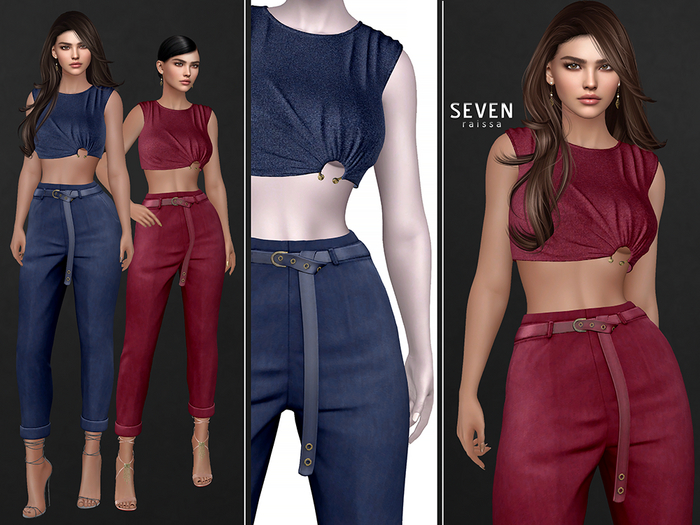 SEVEN - Raissa OUTFIT (navy)