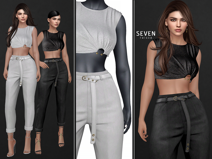 SEVEN - Raissa OUTFIT (white)
