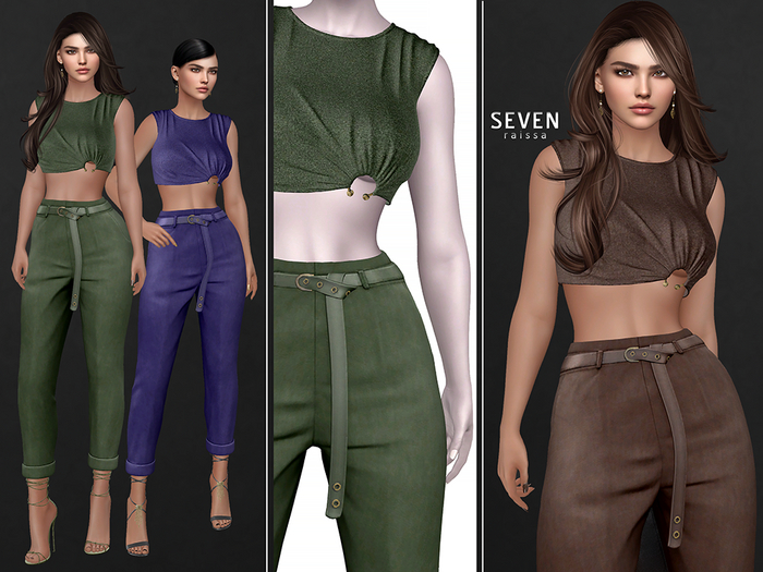 SEVEN - Raissa OUTFIT (green)