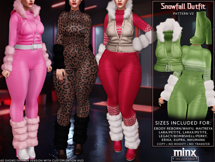 Minx - Snowfall - Pattern V2 (add me)